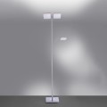 Lampa podłogowa stojąca RUBEN 2 - punktowa srebrny LeuchtenDirekt - 11725-55