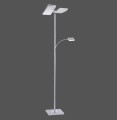 Lampa podłogowa stojąca RUBEN 2 - punktowa srebrny LeuchtenDirekt - 11725-55