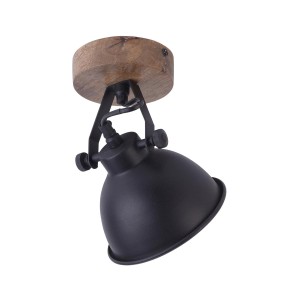 Lampa sufitowa SAMIA 1 - punktowa czarny LeuchtenDirekt - 11981-18