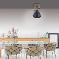 Lampa sufitowa SAMIA 1 - punktowa czarny LeuchtenDirekt - 11981-18