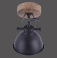 Lampa sufitowa SAMIA 1 - punktowa czarny LeuchtenDirekt - 11981-18