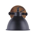 Lampa sufitowa SAMIA 1 - punktowa czarny LeuchtenDirekt - 11981-18