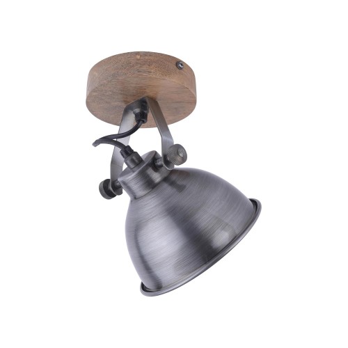 Lampa sufitowa SAMIA 1 - punktowa Stalowy LeuchtenDirekt - 11981-77