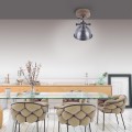Lampa sufitowa SAMIA 1 - punktowa Stalowy LeuchtenDirekt - 11981-77