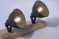 Lampa sufitowa SAMIA 2 - punktowa czarny LeuchtenDirekt - 11982-18