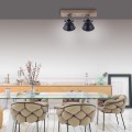 Lampa sufitowa SAMIA 2 - punktowa czarny LeuchtenDirekt - 11982-18