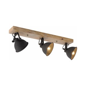 Lampa sufitowa SAMIA 3 - punktowa czarny LeuchtenDirekt - 11983-18
