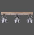 Lampa sufitowa SAMIA 3 - punktowa Stalowy LeuchtenDirekt - 11983-77