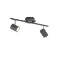 Lampa sufitowa TARIK 2 - punktowa antracyt LeuchtenDirekt - 11942-13