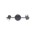 Lampa sufitowa TARIK 2 - punktowa antracyt LeuchtenDirekt - 11942-13