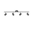 Lampa sufitowa TARIK 4 - punktowa antracyt LeuchtenDirekt - 11944-13