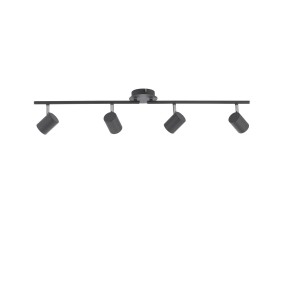 Lampa sufitowa TARIK 4 - punktowa antracyt LeuchtenDirekt - 11944-13