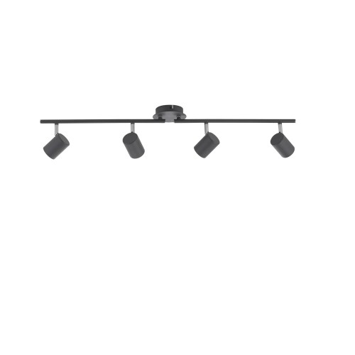 Lampa sufitowa TARIK 4 - punktowa antracyt LeuchtenDirekt - 11944-13
