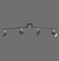 Lampa sufitowa TARIK 4 - punktowa antracyt LeuchtenDirekt - 11944-13