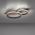 Lampa sufitowa TROOPER 1 - punktowa drewna LeuchtenDirekt - 15615-78