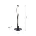 Lampa stołowa WAVE 1 - punktowa czarny LeuchtenDirekt - 15128-18