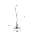 Lampa stołowa WAVE 1 - punktowa srebrny LeuchtenDirekt - 15128-55