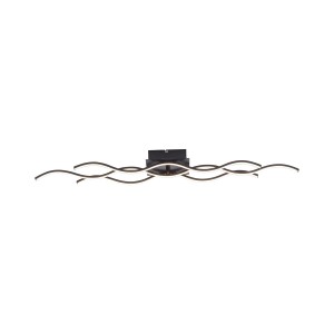 Lampa sufitowa WAVE 1 - punktowa czarny LeuchtenDirekt - 15166-18