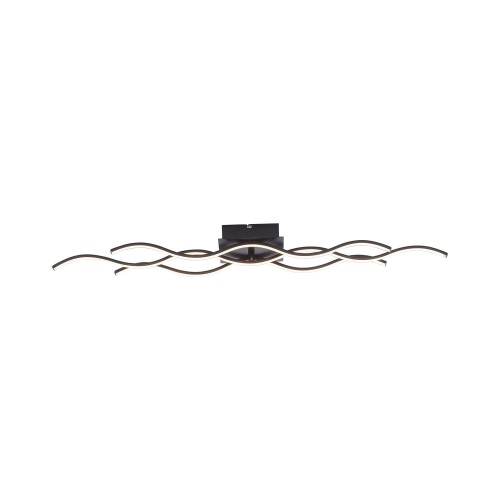 Lampa sufitowa WAVE 1 - punktowa czarny LeuchtenDirekt - 15166-18