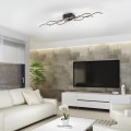 Lampa sufitowa WAVE 1 - punktowa czarny LeuchtenDirekt - 15166-18