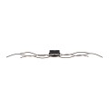 Lampa sufitowa WAVE 3 - punktowa czarny LeuchtenDirekt - 15167-18