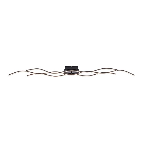 Lampa sufitowa WAVE 3 - punktowa czarny LeuchtenDirekt - 15167-18