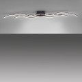 Lampa sufitowa WAVE 3 - punktowa czarny LeuchtenDirekt - 15167-18