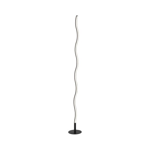 Lampa podłogowa stojąca WAVE 1 - punktowa czarny LeuchtenDirekt - 15168-18