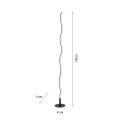 Lampa podłogowa stojąca WAVE 1 - punktowa czarny LeuchtenDirekt - 15168-18