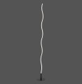 Lampa podłogowa stojąca WAVE 1 - punktowa czarny LeuchtenDirekt - 15168-18