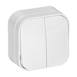 Łącznik świecznikowy natynkowy OR-OE-7201/W biały IP20 ORNO