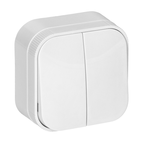 Łącznik świecznikowy natynkowy OR-OE-7201/W biały IP20 ORNO