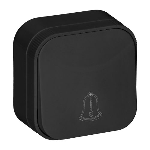 Przycisk włącznik dzwonkowy dzwonek natykowy OR-OE-7204/B czarny ORNO 