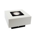 Lampa natynkowa MIRORA GU10 biały czarny kwadratowa SLIP005045 Spectrum