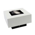 Lampa natynkowa MIRORA GU10 biały czarny kwadratowa SLIP005045 Spectrum