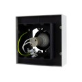 Lampa natynkowa MIRORA GU10 biały czarny kwadratowa SLIP005045 Spectrum
