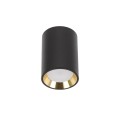 Lampa natynkowa spot CHLOE GU10 czarny złoty okrągła SLIP005016 Spectrum