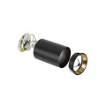 Lampa natynkowa spot CHLOE GU10 czarny złoty okrągła SLIP005016 Spectrum