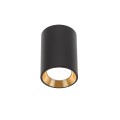 Lampa natynkowa spot CHLOE GU10 czarny złoty okrągła SLIP005016 Spectrum
