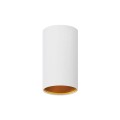 Lampa natynkowa spot tuba CHLOE GU10 biały złoty tuba nieruchoma SLIP005001 Spectrum