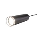 Lampa wisząca na szynę 3 fazową MADARA MINI RING GU10 czarny kabel 1m SLIP003021 Spectrum