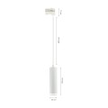 Lampa wisząca na szynę 3 fazową MADARA MINI RING GU10 biały kabel 1m SLIP003020 Spectrum