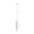Lampa wisząca MADARA MINI RING GU10 ZWIS biały kabel 1m SLIP003018 Spectrum