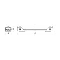 Oprawa Freshline 560mm transparent Nabiał, 24V, 9W SLI039001D Spectrum