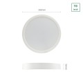 Oprawa natynkowa ALGINE DOWNLIGHT 24W 120° IK06 biały okrągła SLI037030NW_PW Spectrum