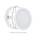 Oprawa ALGINE ECO 2w1 NATYNK-PODTYNK DOWNLIGHT 18W 110° IK06 223x35mm biały okrągła SLI037029WW_PW Spectrum