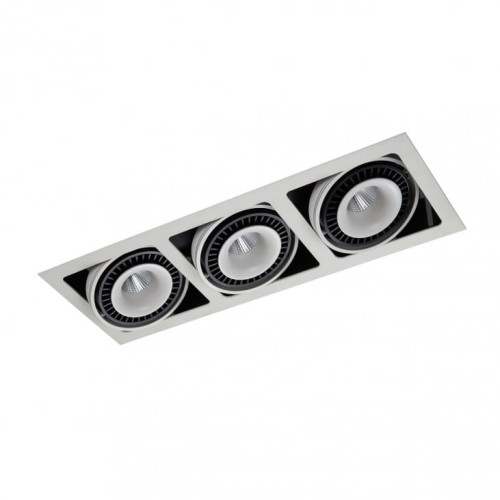 Wpust Alesso GL7116-3/54W WH+BL Italux 