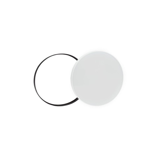 Lampa sufitowa plafon NYMPHEA czarny & WHITE RINGS 18W 115° IP54 Okrągły z czujnikiem SLI031034NW_PW_CZUJNIK Spectrum