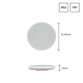 Lampa sufitowa plafon NYMPHEA czarny & WHITE RINGS 18W 115° IP54 okrągły SLI031034CW_PW Spectrum