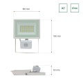 Naświetlacz NOCTIS LUX 3 30W IP44 biały czujnik ruchu PIR SLI029054WW_CZUJNIK_PW Spectrum